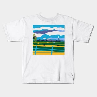 Teesside landscape Kids T-Shirt